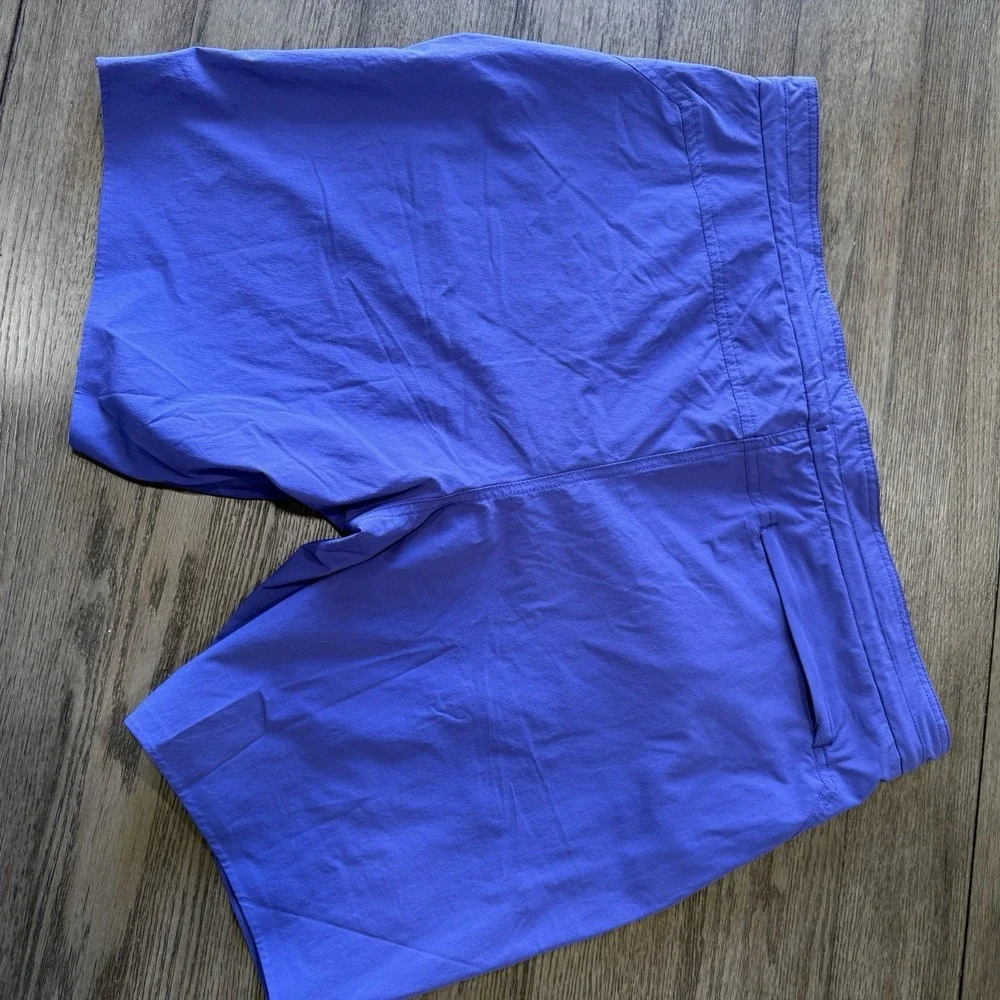 DULUTH Men's 40 Cannonball Hybrid Shorts Armachillo Liner‎ Purple Nanotex Shell